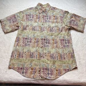 Woolrich Short Sleeve Button Down Shirt Size Large